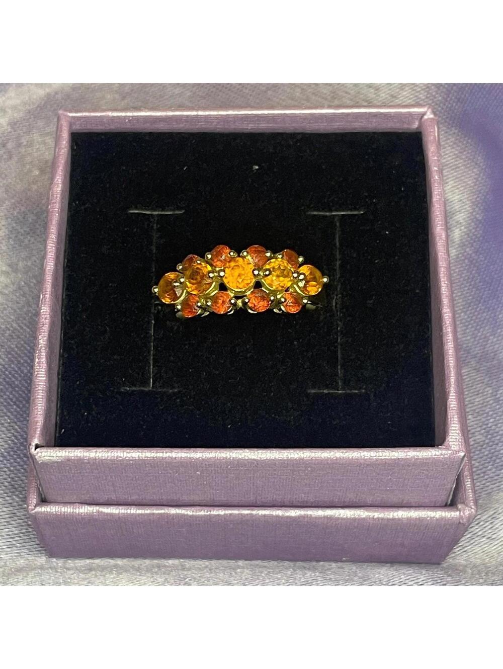 Sesspartine Garnet Ring - 14k gold size 5.75